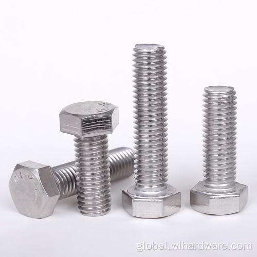 304 316 Stainless Steel Hexagon Head Hex Bolts